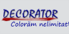 DECORATOR - amenajari interioare si exterioare - tapete si fototapete - lacuri si vopsele