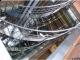 Scari cu structura inox ,cu trepte de lemn si balustrada