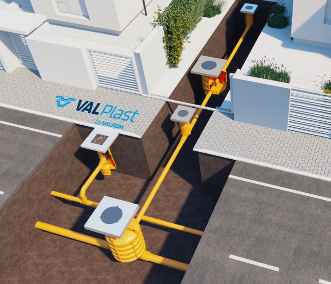 sistem canalizare exterioara