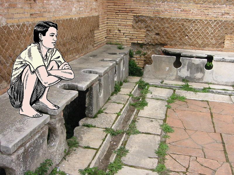 Toalete publice de pe vremea romanilor