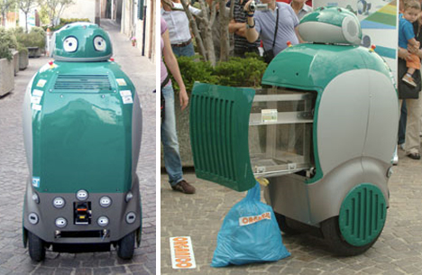Curatenia: robot ce curata strazile italiene