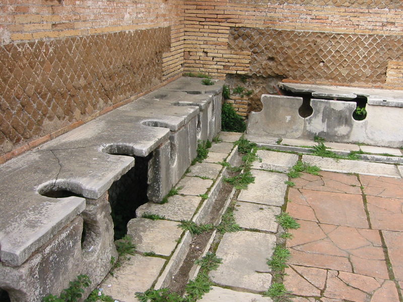 Toalete publice pe vremea romanilor antici